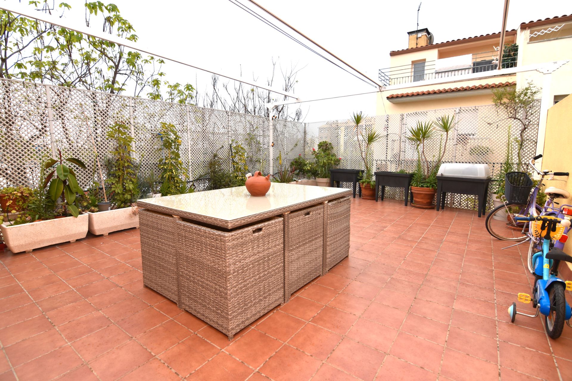 Terrace of Single-family semi-detached for sale in Pineda de Mar  with Heating, Private garden and Parquet flooring
