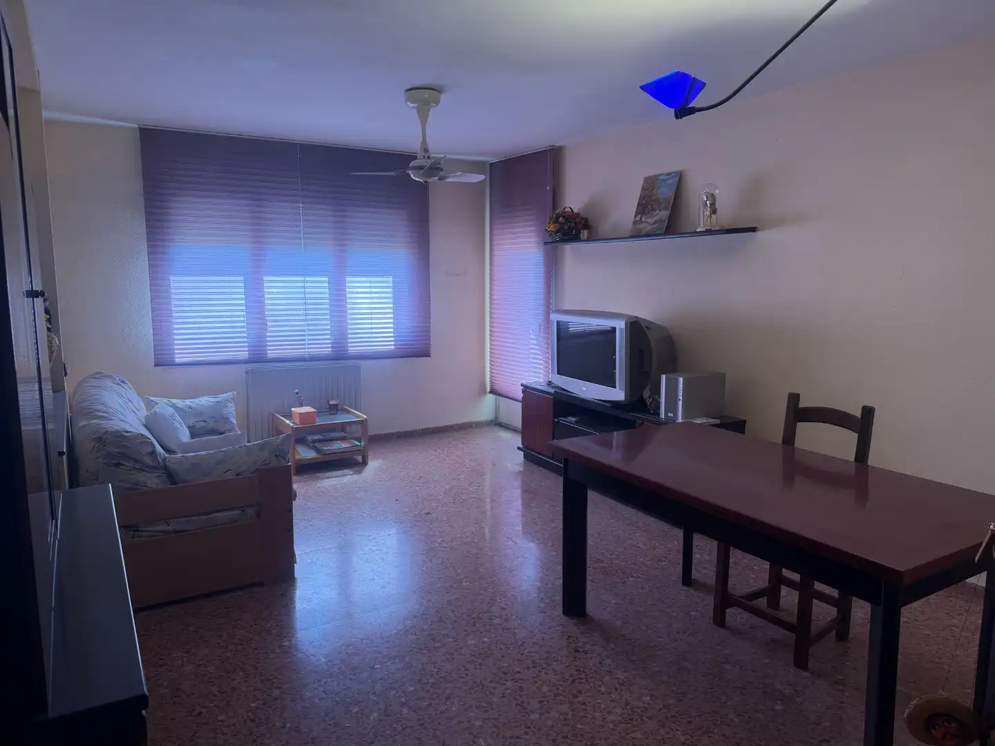 Sala de estar de Piso en venta en Lleida con Calefacción, Amueblado y Horno