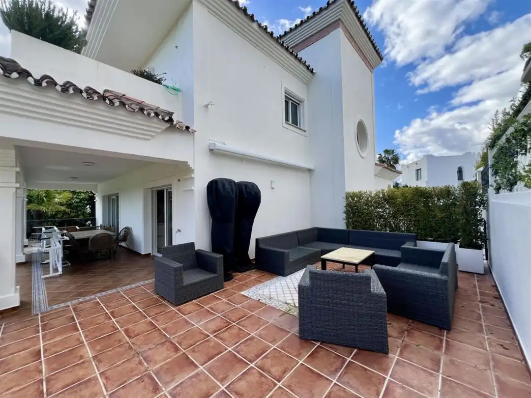 Terraza de Casa o chalet en venta en Marbella con Jardín privado, Terraza y Trastero