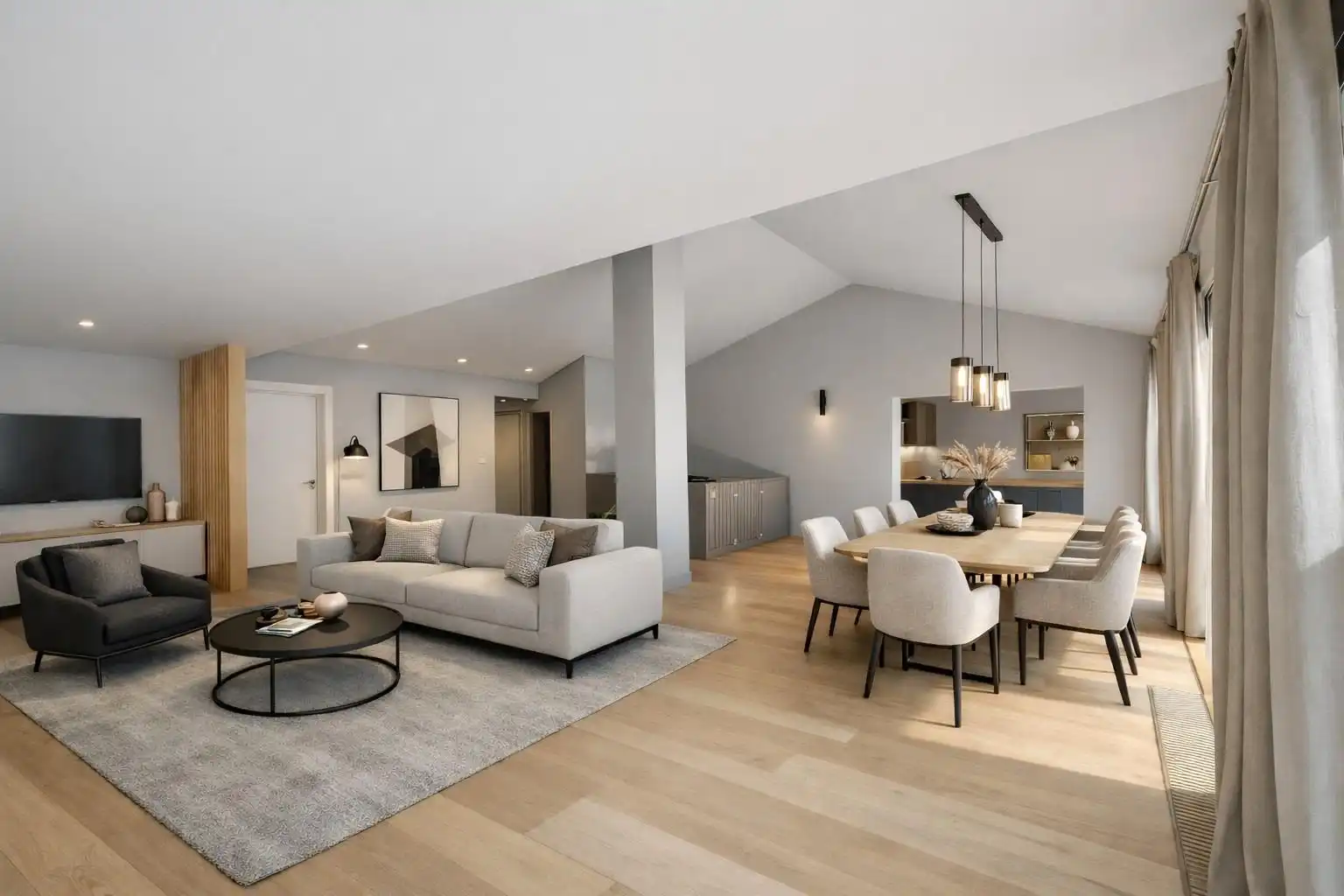 Sala d'estar de Àtic en venda en Andorra la Vella amb Calefacció, Balcó i Piscina comunitària