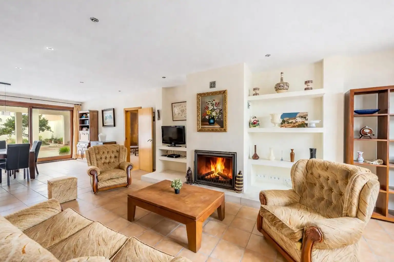 Living room of Detached homes for sale in Artà  with Air Conditioner, Heating and Storage room