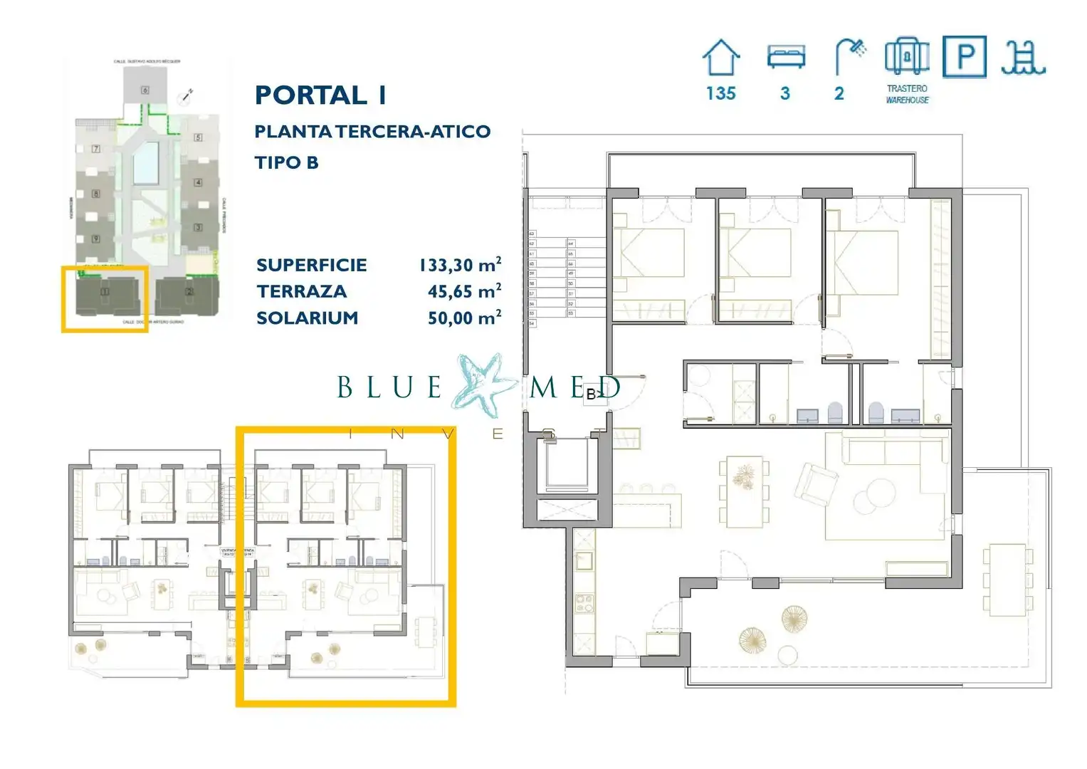 Attique avec piscine à vendre à San Pedro del Pinatar, imagen 13