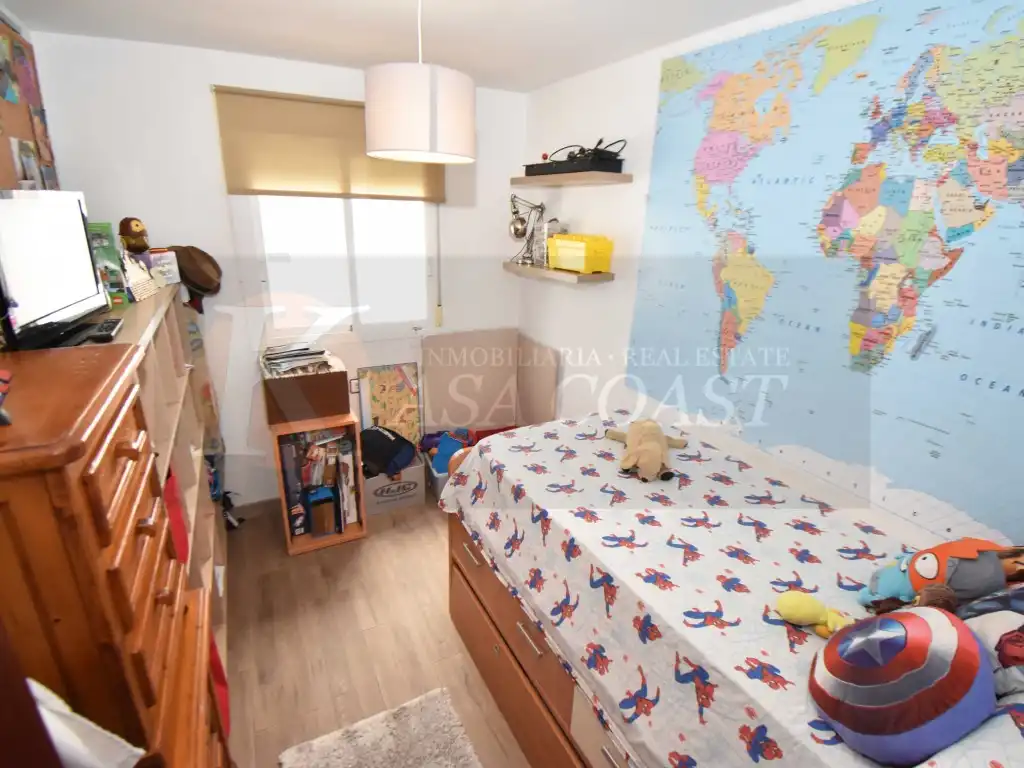 Bedroom of Flat for sale in Mijas  with Air Conditioner, Private garden and Terrace