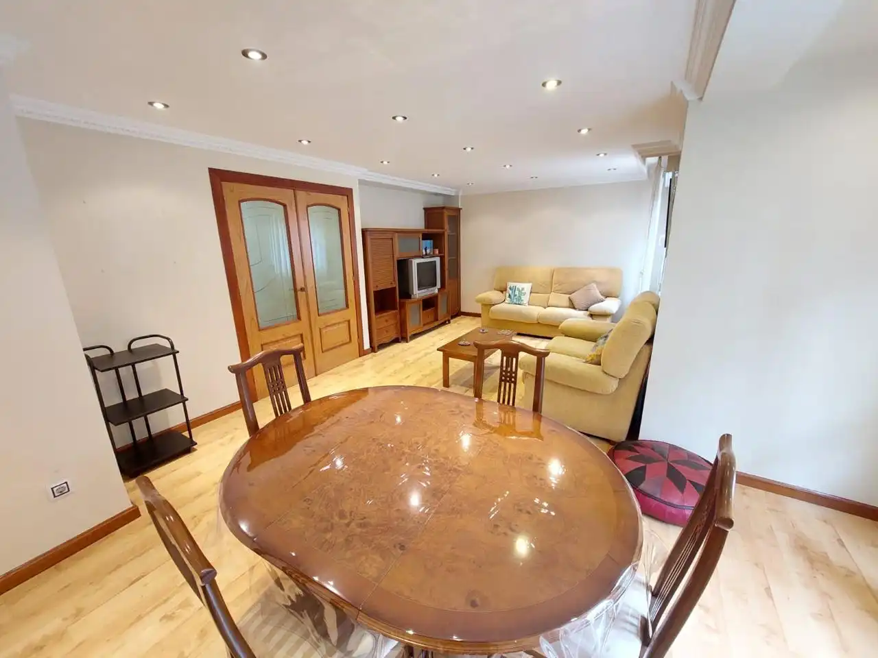 Sala de estar de Piso de alquiler en Gijón  con Calefacción y Amueblado