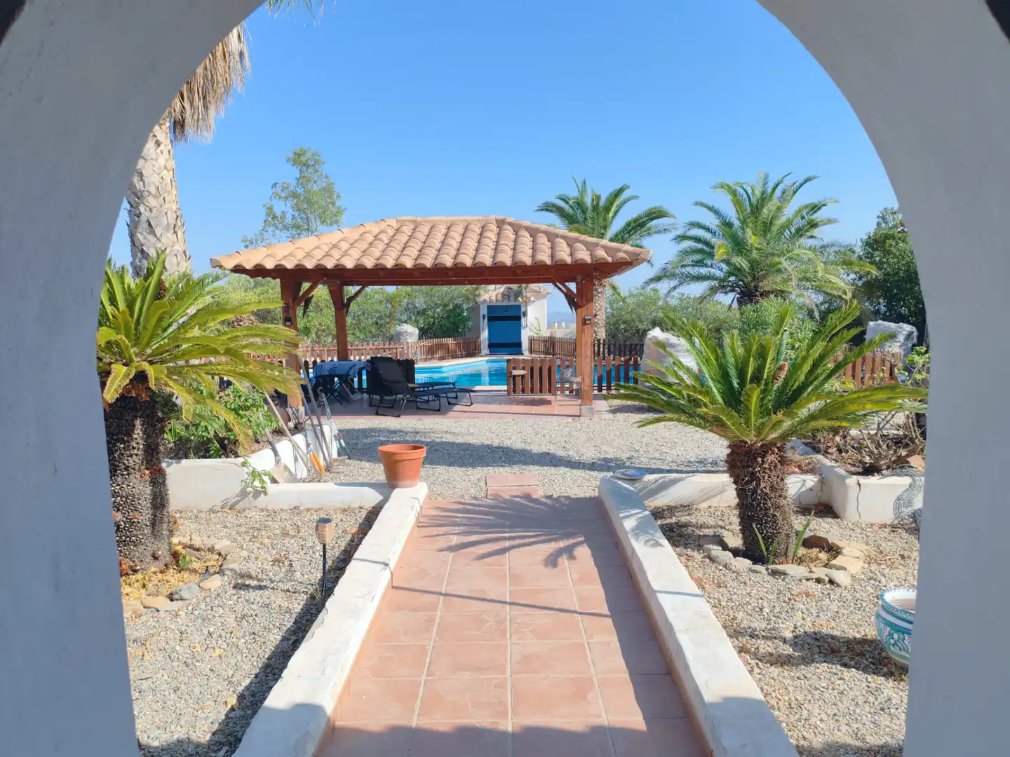 Piscina de Casa o xalet en venda en Huércal-Overa amb Aire condicionat, Calefacció i Jardí privat