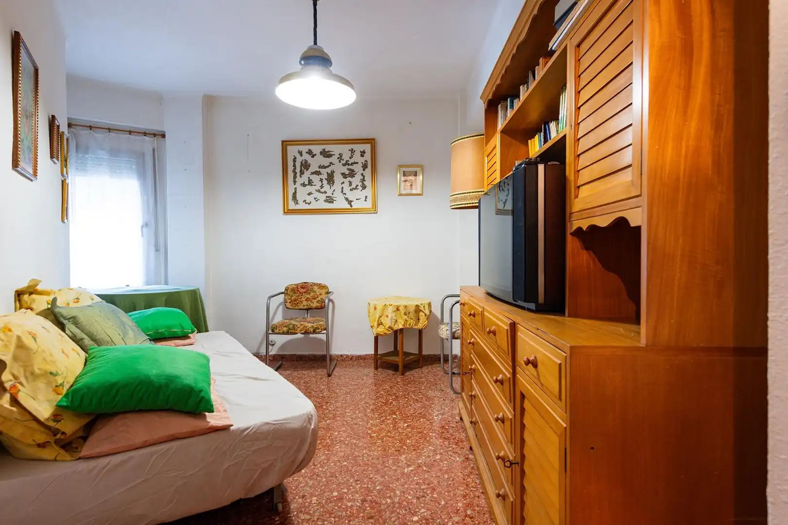 Schlafzimmer von Wohnung zum Verkauf in Valencia mit Balkon