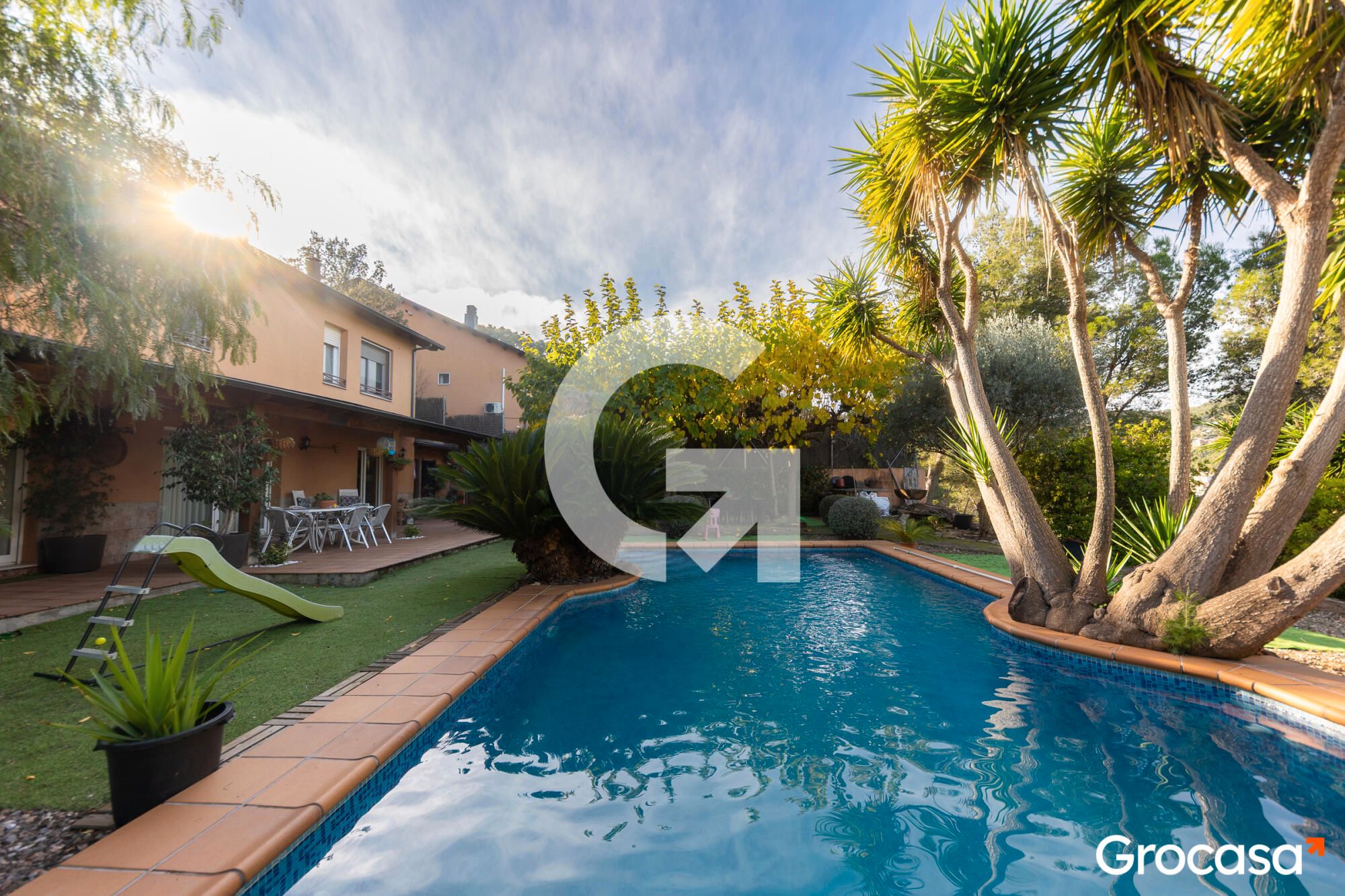 Jardí de Casa o xalet en venda en Vallirana amb Calefacció, Jardí privat i Terrassa