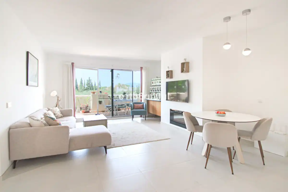 Living room of Attic for sale in Marbella  with Air Conditioner