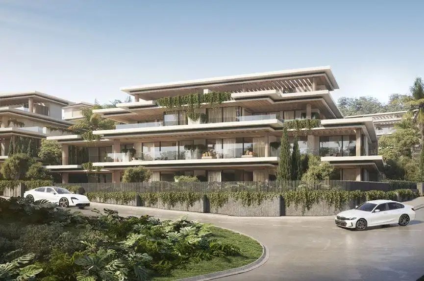Exterior view of Apartments for sale in Estepona  with Air Conditioner, Heating and Private garden