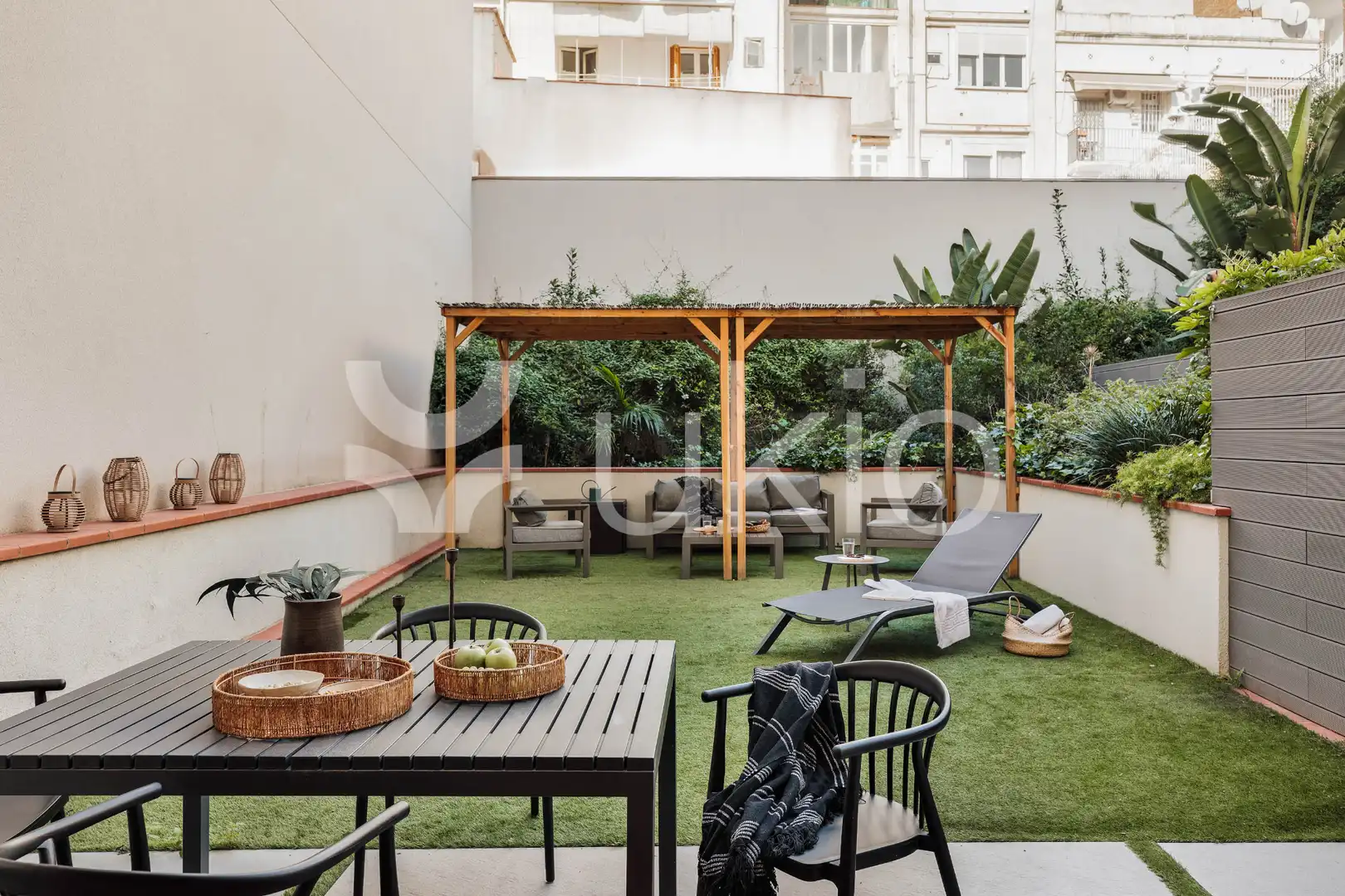 Terrasse von Wohnungen zur Miete in Barcelona mit Klimaanlage, Heizung und Terrasse