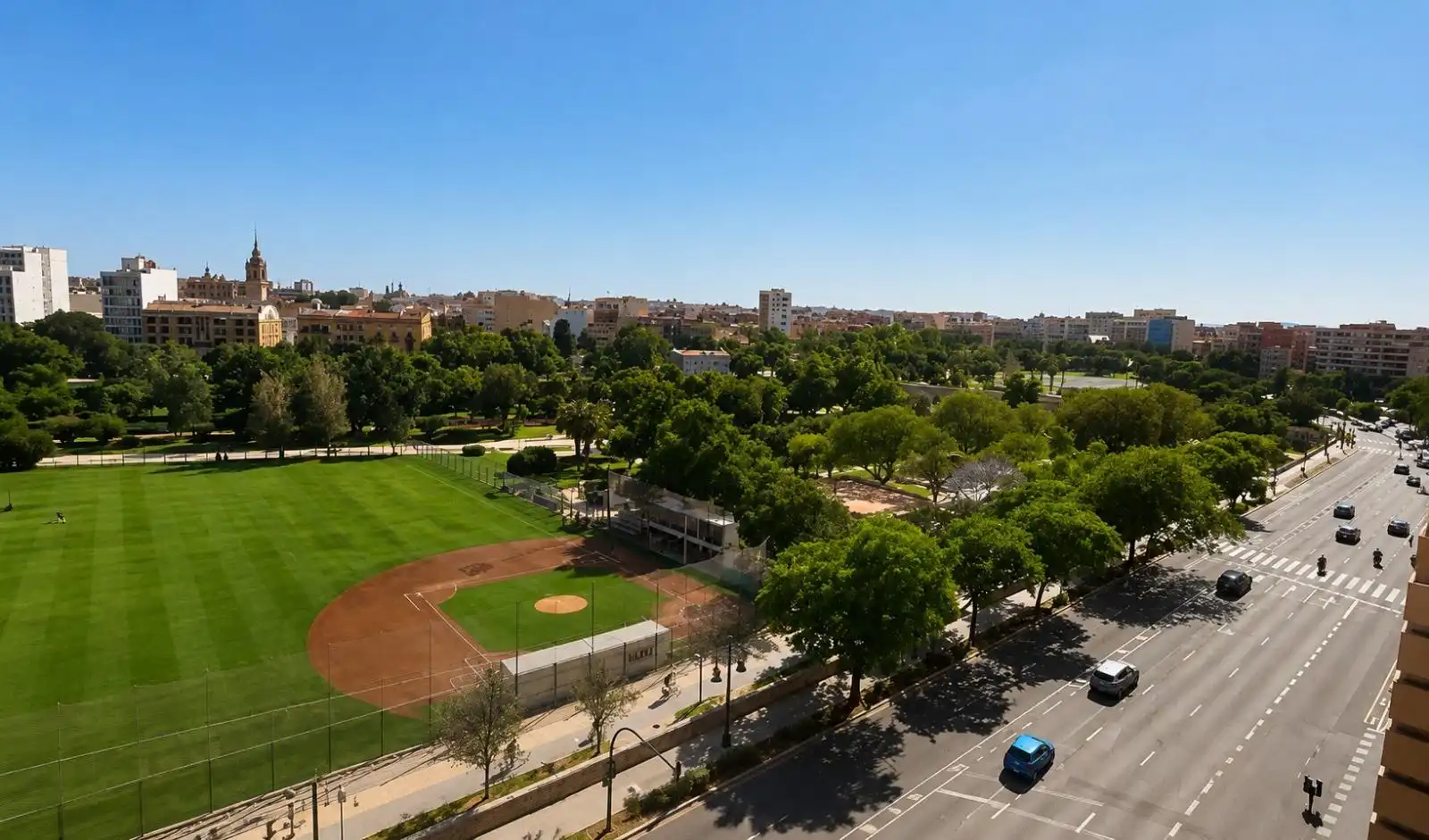Vista exterior de Piso de alquiler en Valencia con Aire acondicionado y Balcón