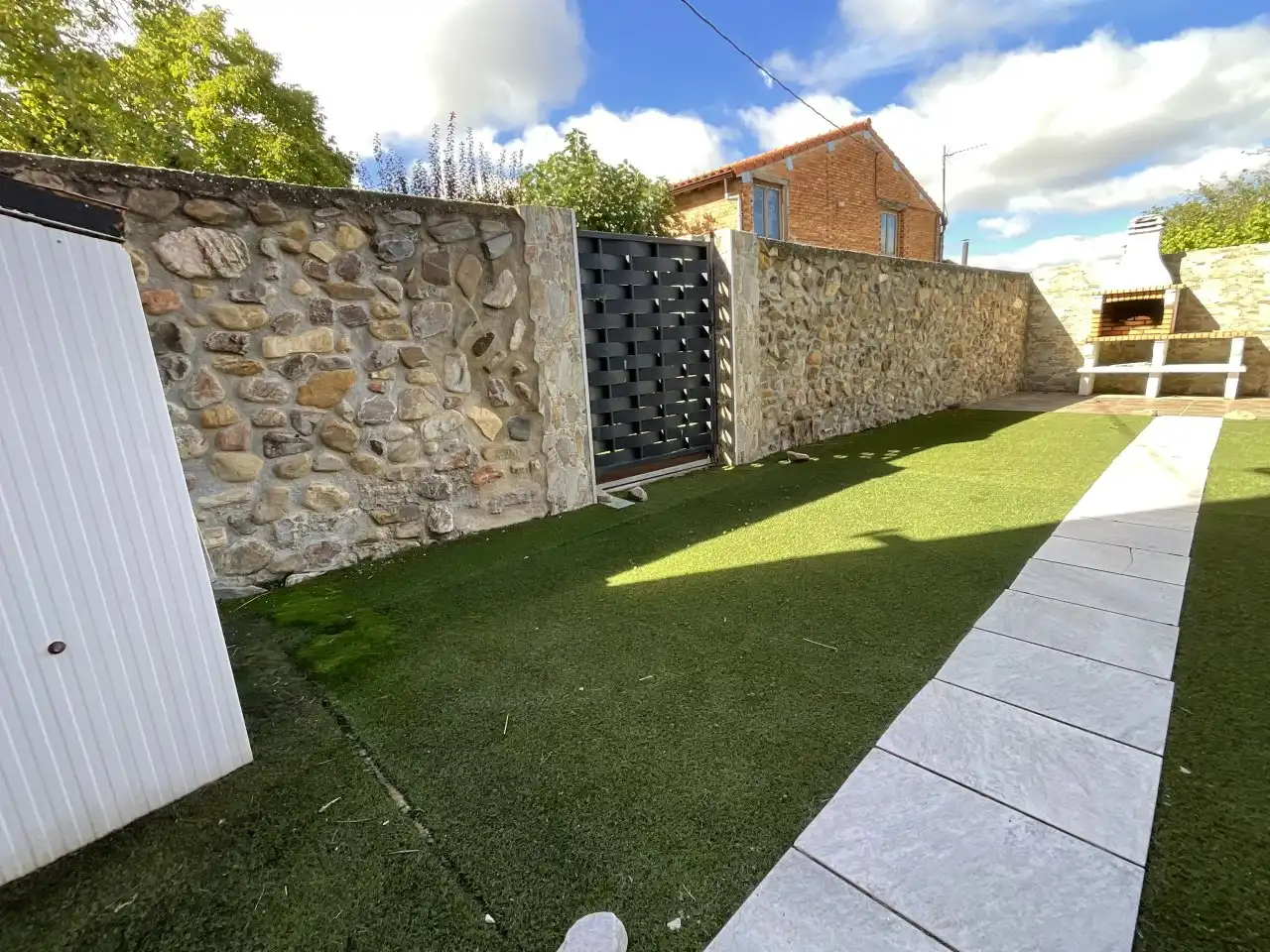 Terraza de Casa adosada en venta en Bascuñana, Burgos