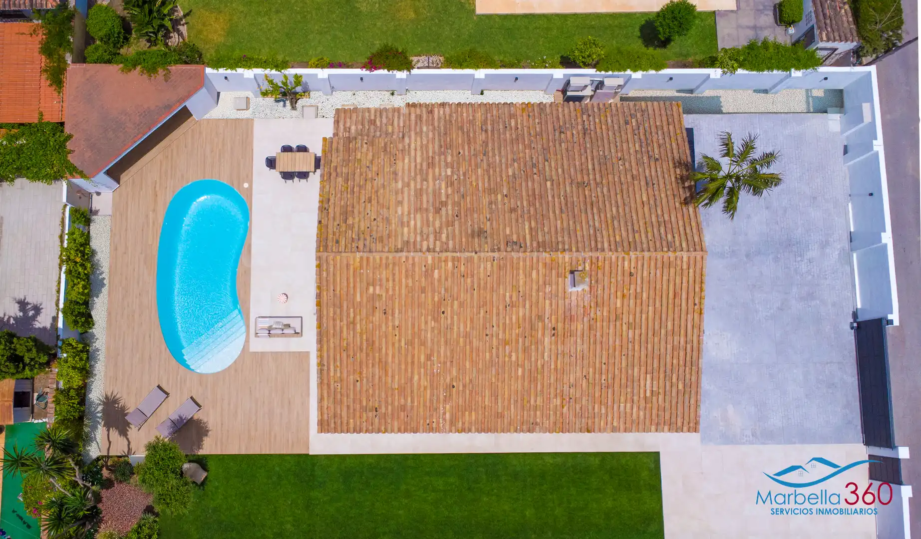 Piscina de Casa o chalet en venta en Estepona con Aire acondicionado, Calefacción y Jardín privado