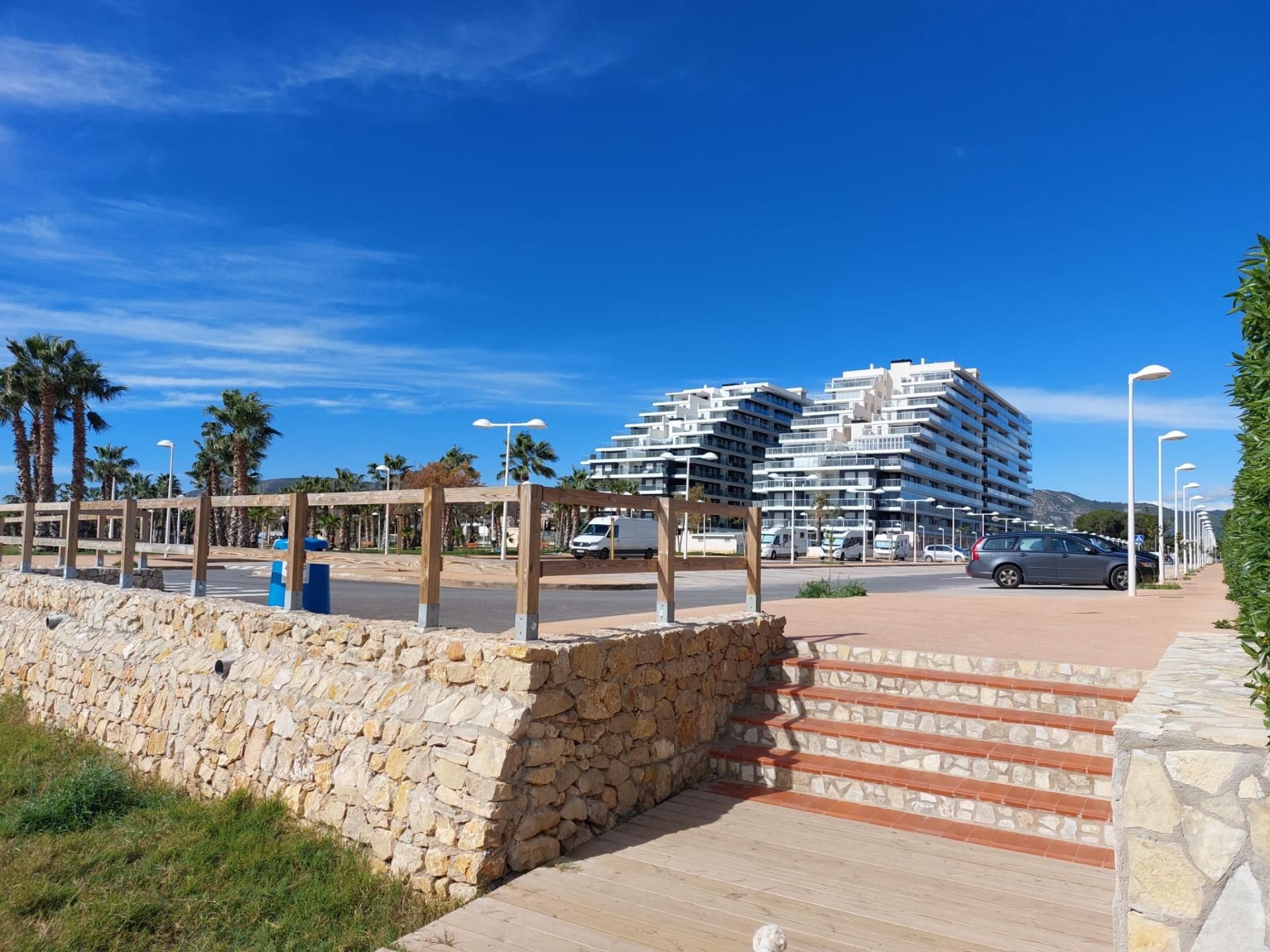 Exterior view of Apartment for sale in Cabanes  with Heating, Terrace and Community pool
