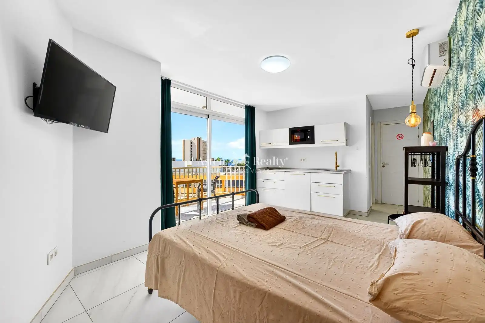 Bedroom of Apartments for sale in Arona  with Air Conditioner, Heating and Terrace