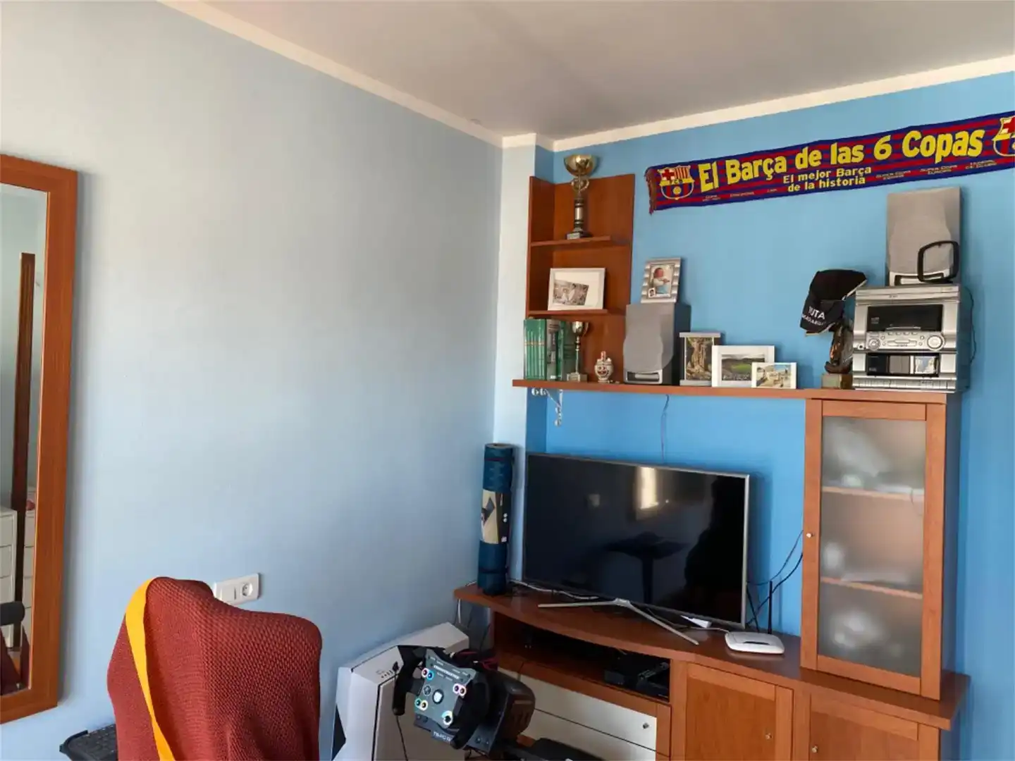 Sala de estar de Piso en venta en Canillas de Aceituno con Aire acondicionado