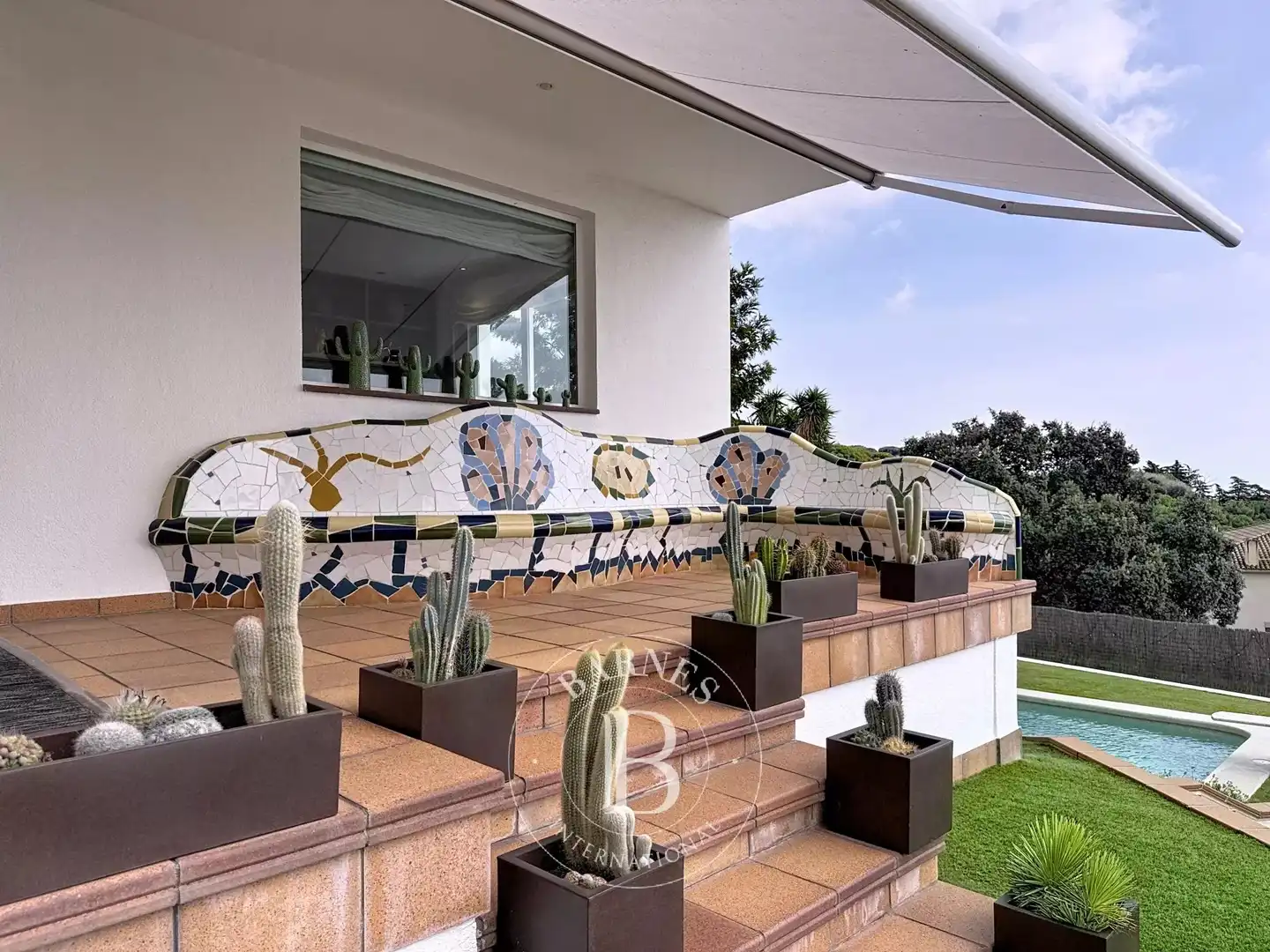 Terraza de Casa o chalet en venta en Mataró con Aire acondicionado, Calefacción y Jardín privado