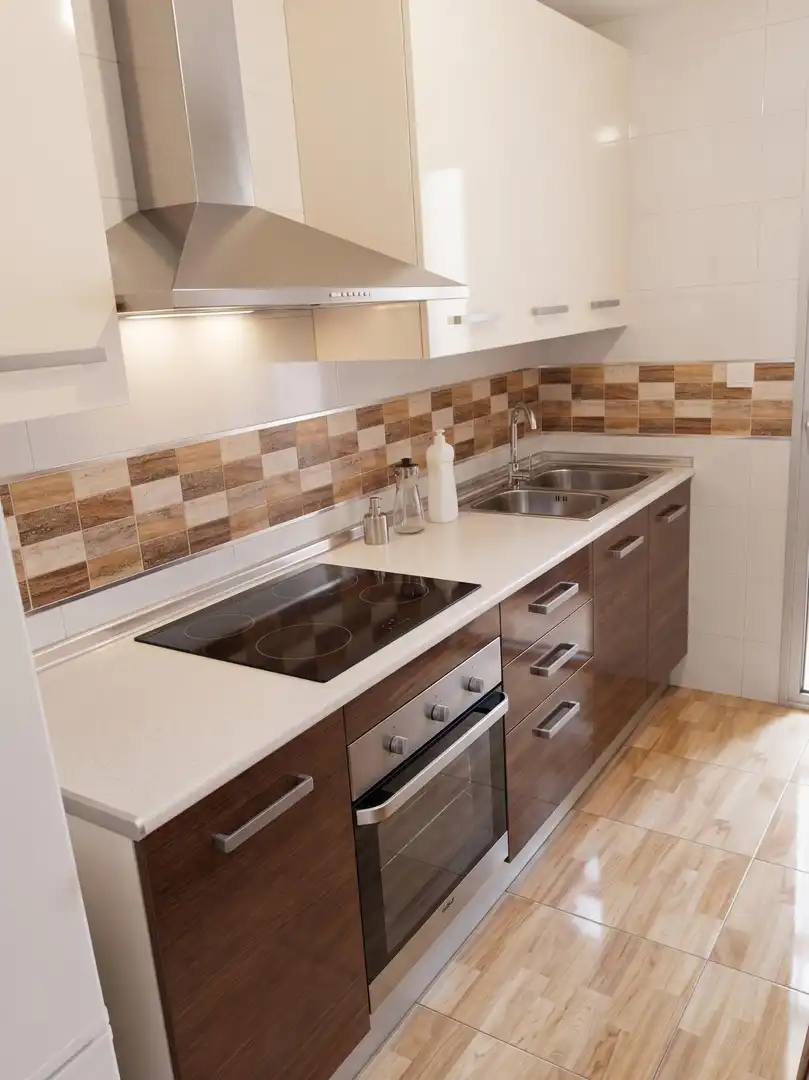 Kitchen of Flat for rent in Granada  with Air Conditioner, Heating and Furnished