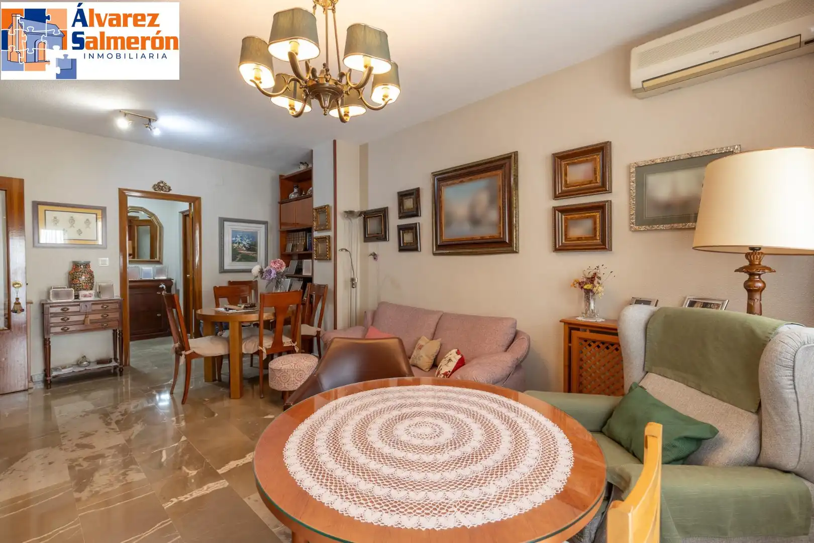 Sala de estar de Piso en venta en Albolote con Aire acondicionado, Calefacción y Balcón