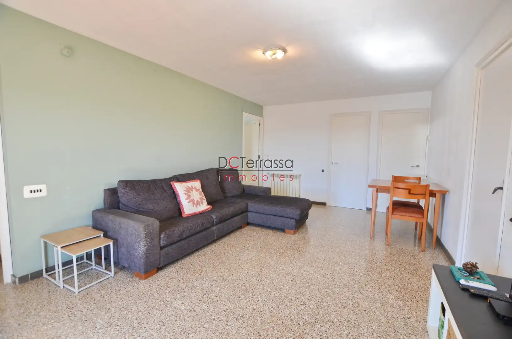 Sala de estar de Ático en venta en Terrassa con Aire acondicionado, Calefacción y Terraza