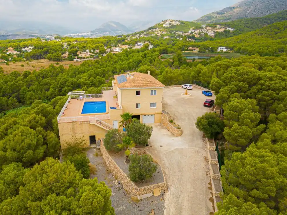 Vista exterior de Casa o chalet en venta en Altea con Aire acondicionado, Jardín privado y Trastero