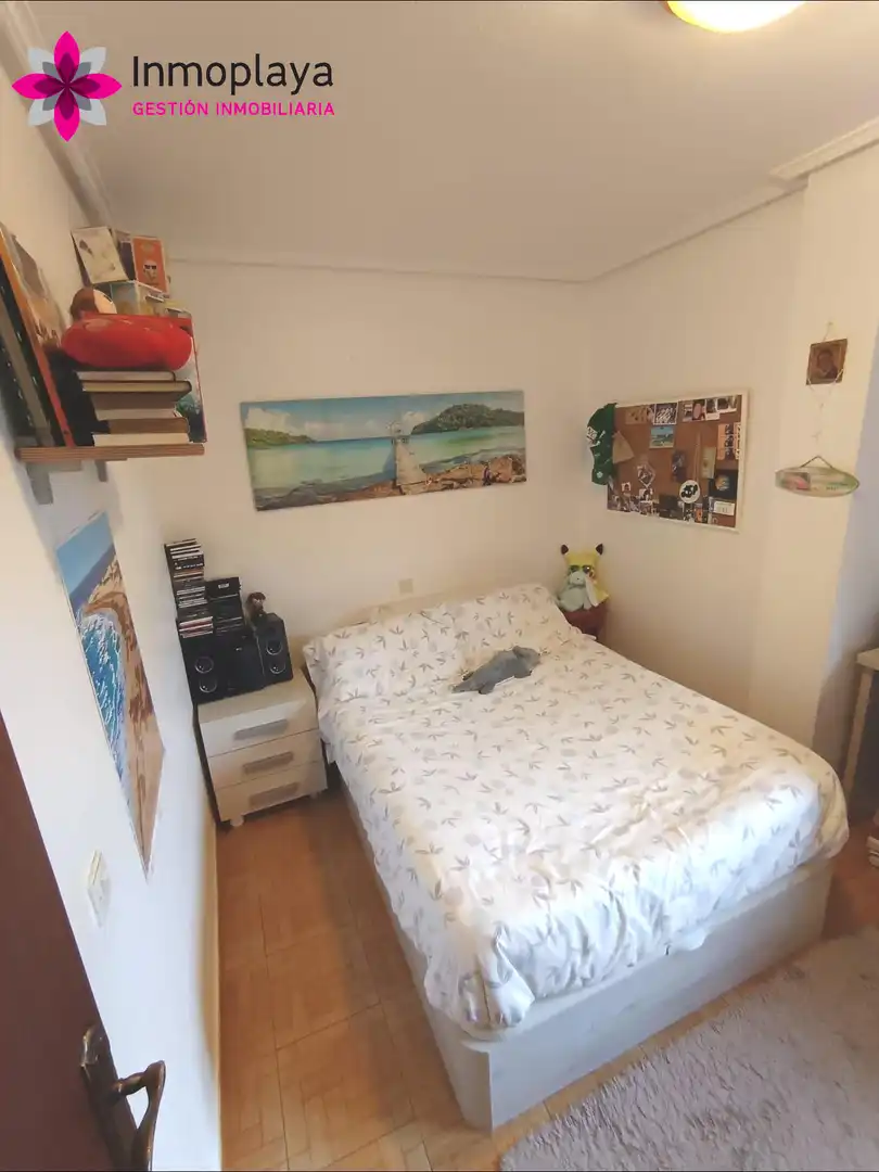 Schlafzimmer von Wohnung zum Verkauf in Noja mit Heizung, Terrasse und Möbliert