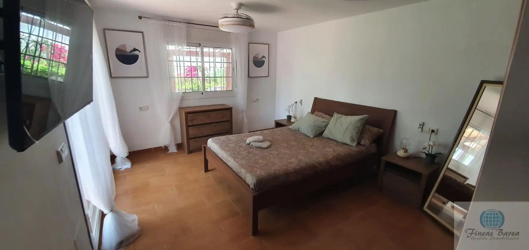 Dormitori de Casa o xalet de lloguer en Mijas amb Terrassa i Piscina