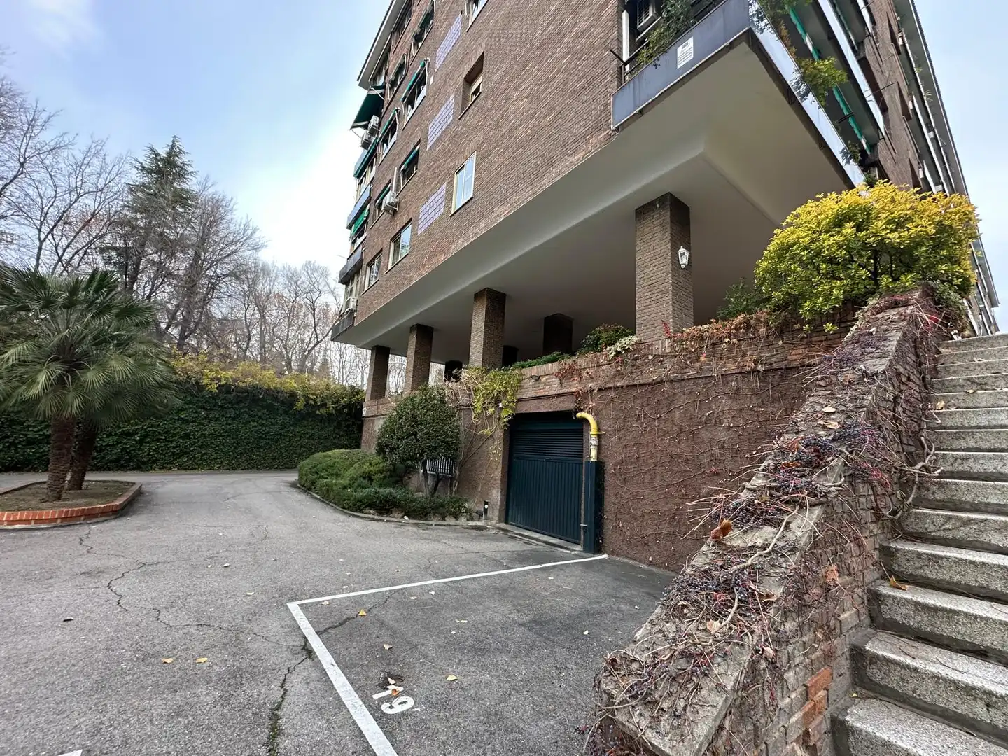 Parking of Flat for sale in Madrid  with Parquet flooring, Terrace and Storage room