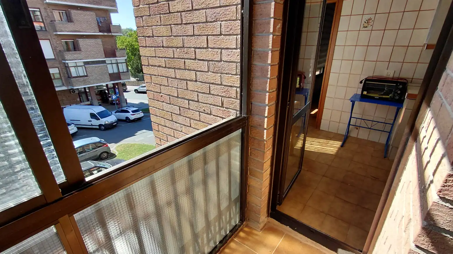 Balcony of Flat for rent in Burlada / Burlata  with Heating