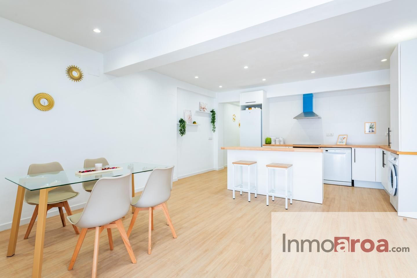 Cocina de Piso de alquiler en Castellón de la Plana / Castelló de la Plana con Aire acondicionado, Calefacción y Terraza