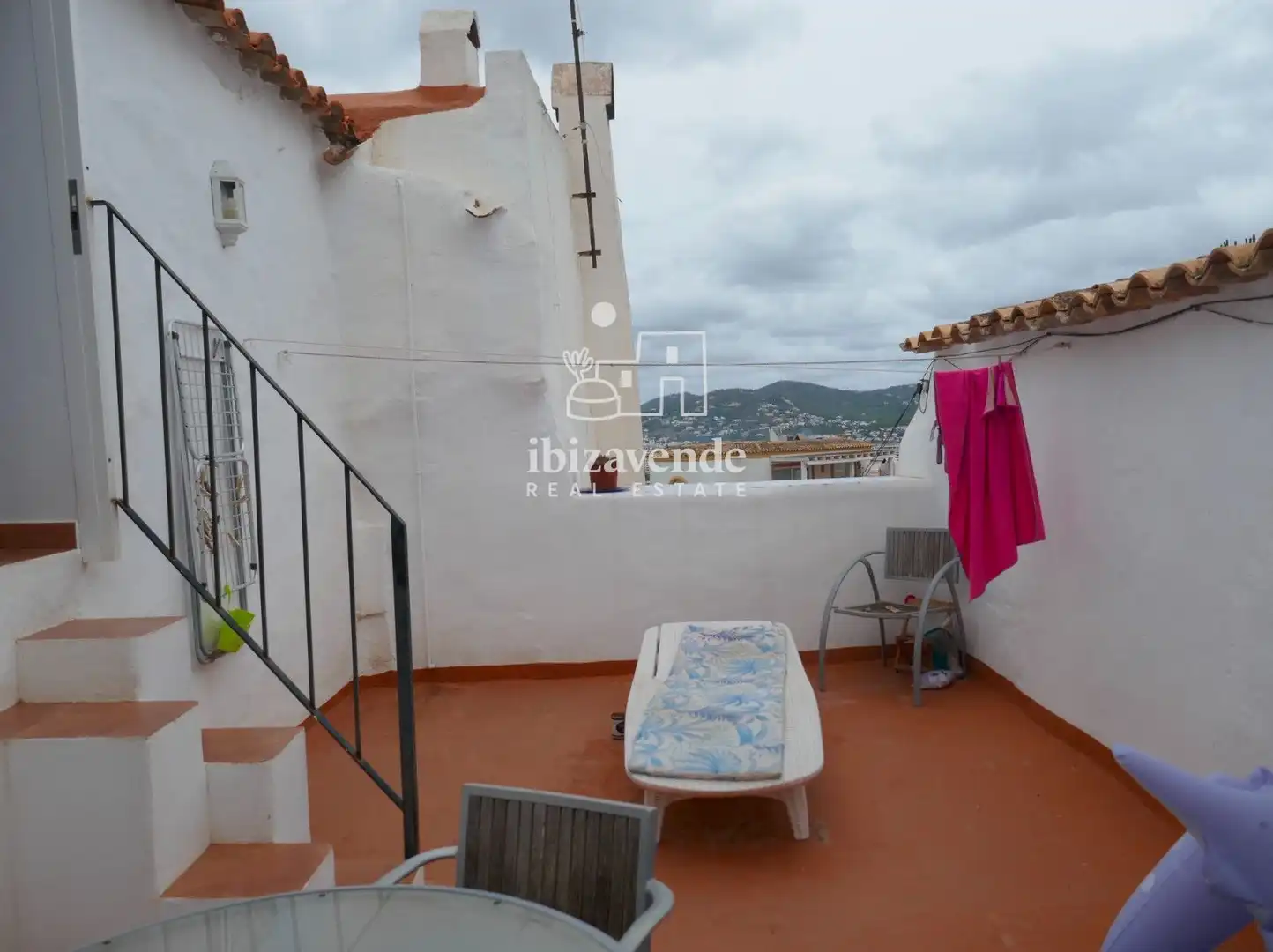 Balcony of Houses for sale in Eivissa  with Furnished