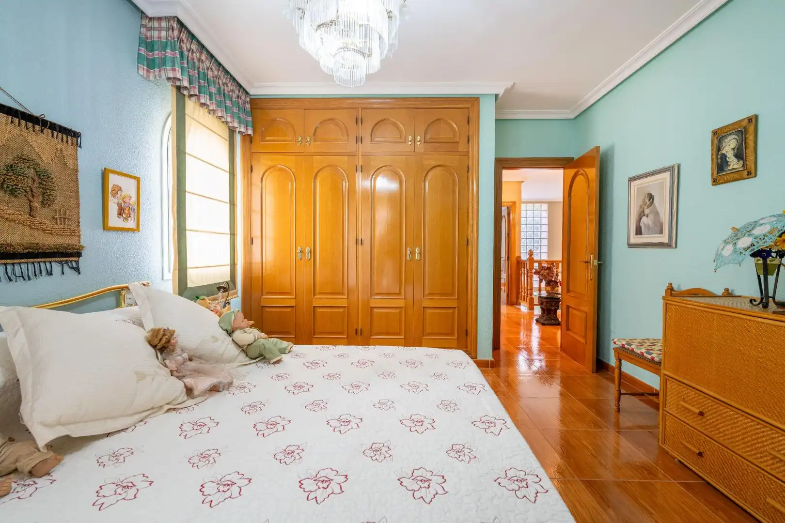 Bedroom of Houses for sale in Roquetas de Mar  with Air Conditioner, Private garden and Terrace