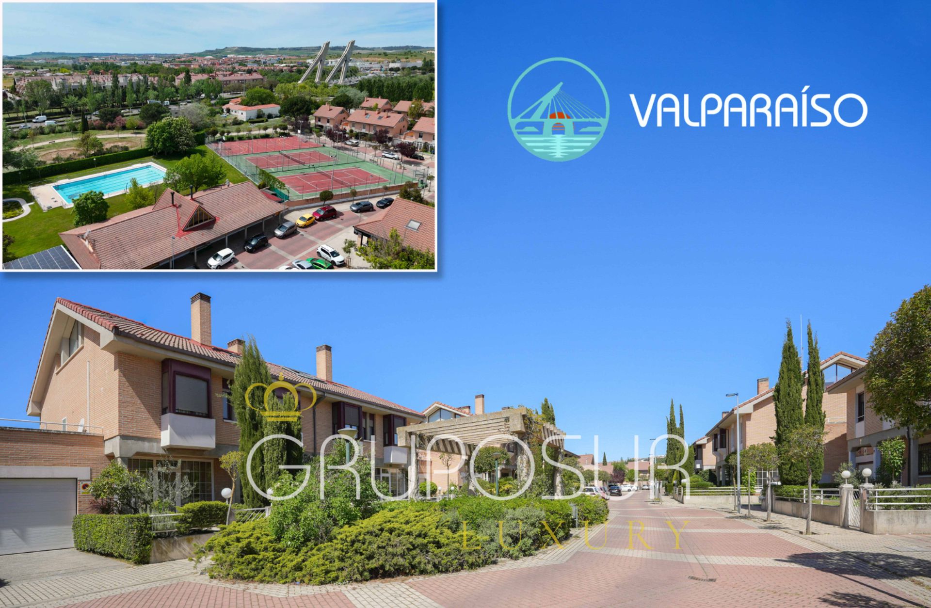 Exterior view of Single-family semi-detached for sale in Valladolid Capital  with Heating, Private garden and Parquet flooring