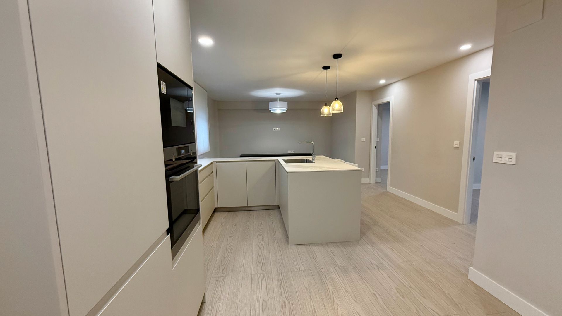 Kitchen of Flat for sale in Barakaldo   with Heating, Furnished and Balcony