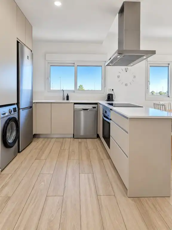 Kitchen of Apartments for sale in Jacarilla  with Terrace, Swimming Pool and Oven