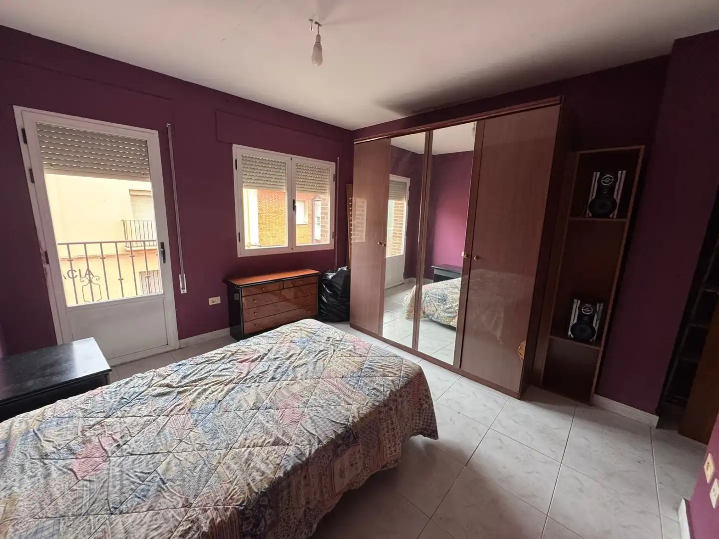 Bedroom of Duplexes for rent in Brea de Aragón  with Furnished