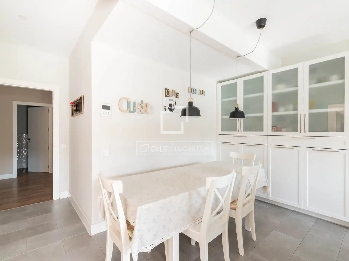 Dining room of Houses for sale in Sant Cugat del Vallès  with Air Conditioner, Heating and Private garden