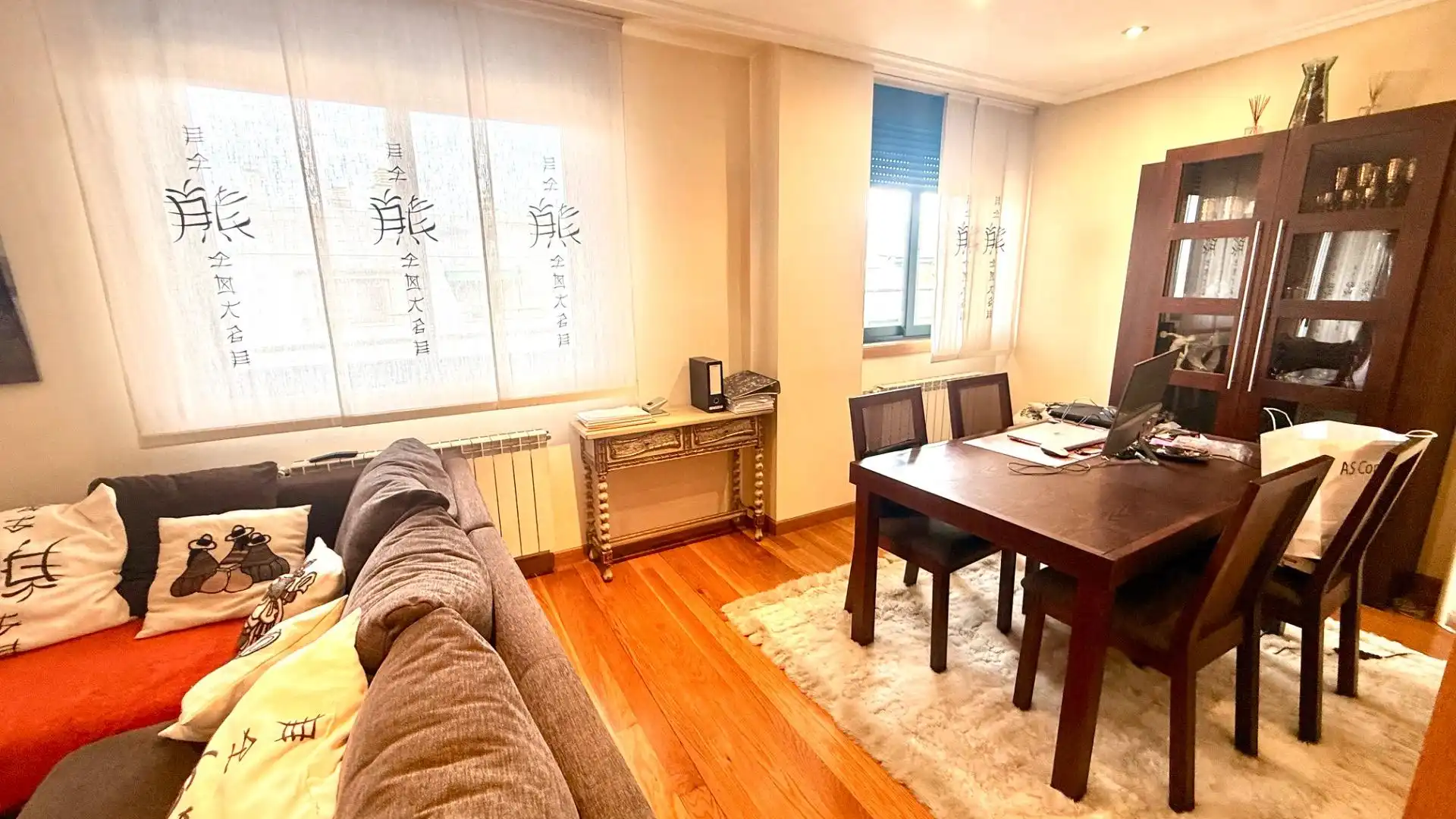 Living room of Duplexes for sale in Ourense Capital   with Heating, Storage room and Furnished