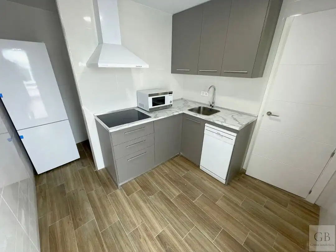 Cocina de Piso de alquiler en Pepino con Calefacción, Terraza y Lavadora