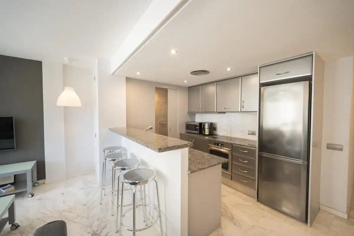 Kitchen of Flat for rent in Eivissa  with Air Conditioner, Heating and Swimming Pool