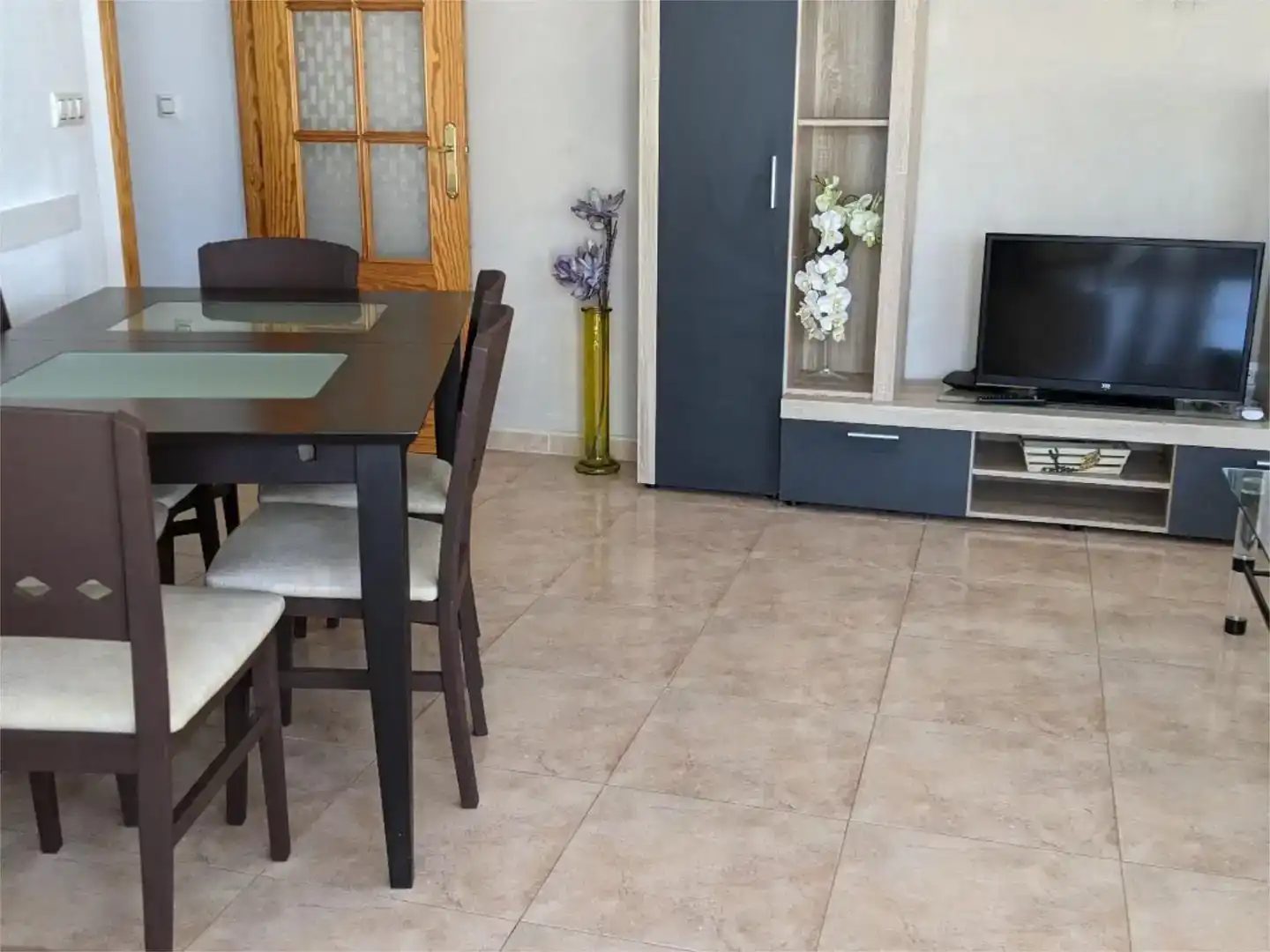 Comedor de Piso de alquiler en San Javier con Aire acondicionado y Amueblado