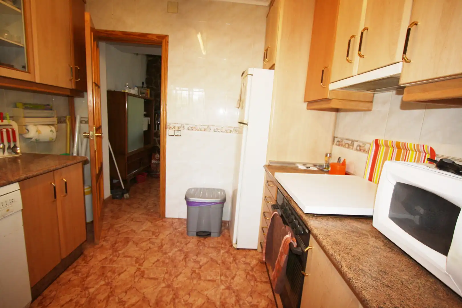 Cuina de Casa o xalet en venda en Albacete amb Aire condicionat, Jardí privat i Terrassa