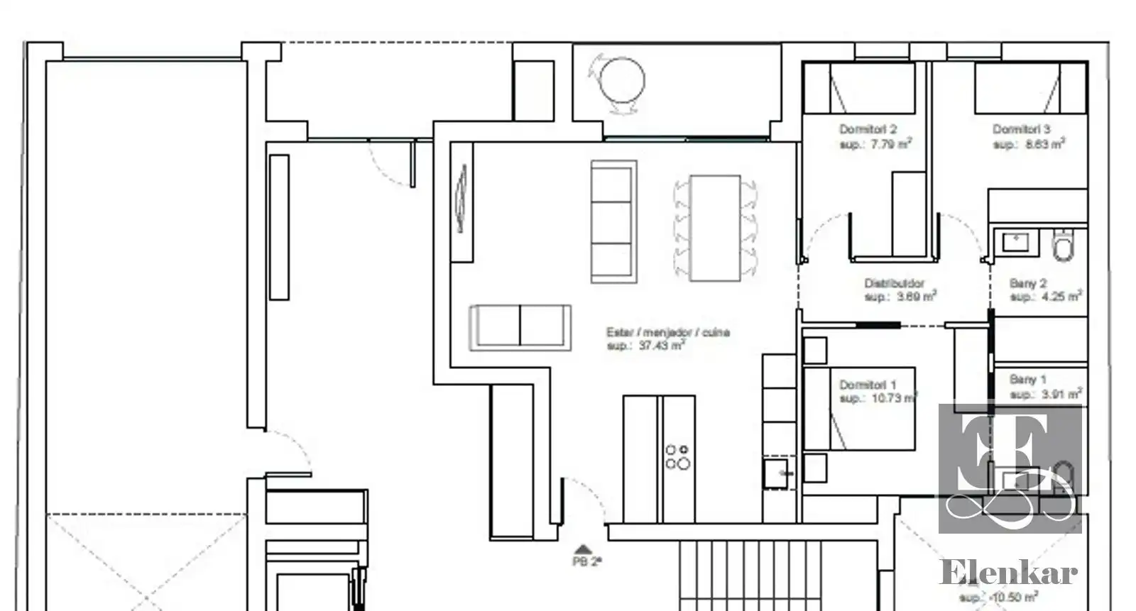 Piso con ascensor en venta en Bisbe Catala, imagen 5