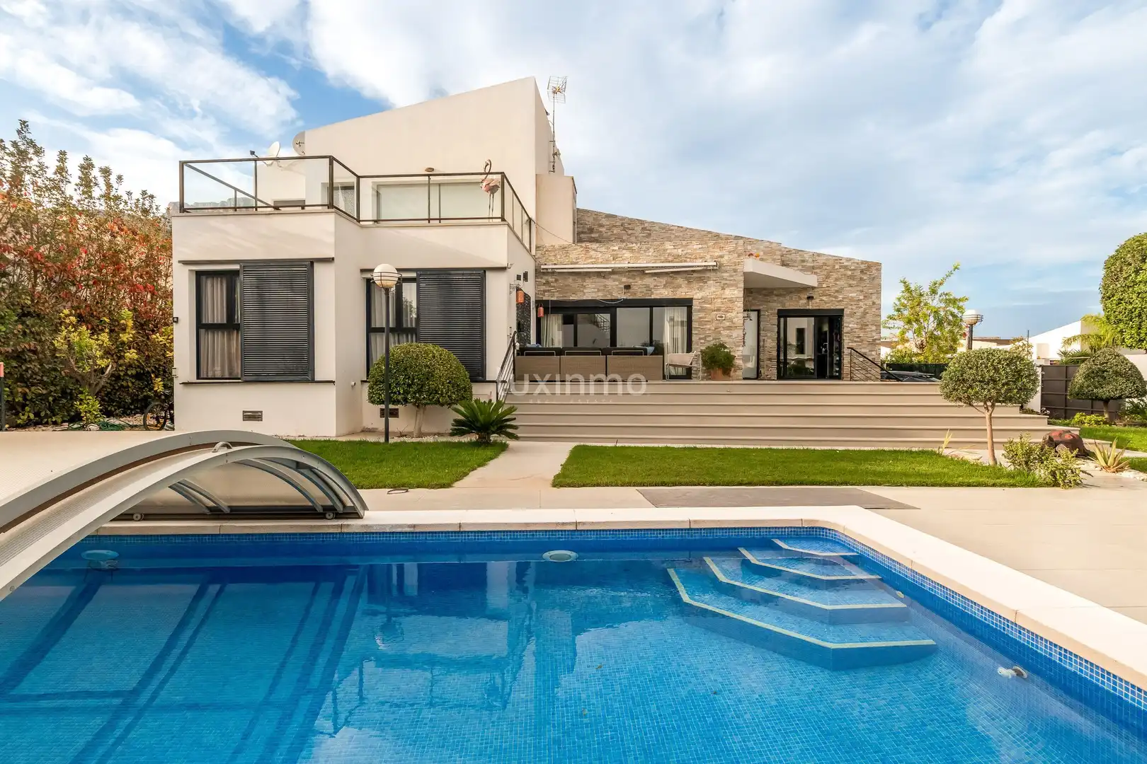Chalet con terraza en venta en La Alberca