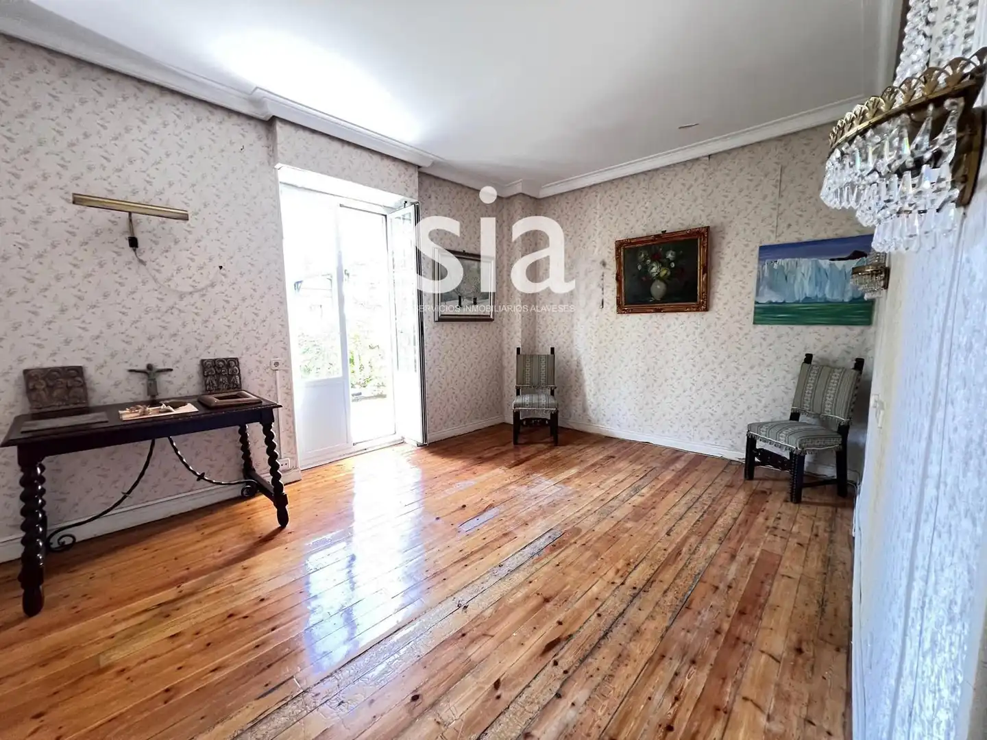 Wohnzimmer von Haus oder Chalet zum Verkauf in Vitoria - Gasteiz mit Heizung, Privatgarten und Terrasse