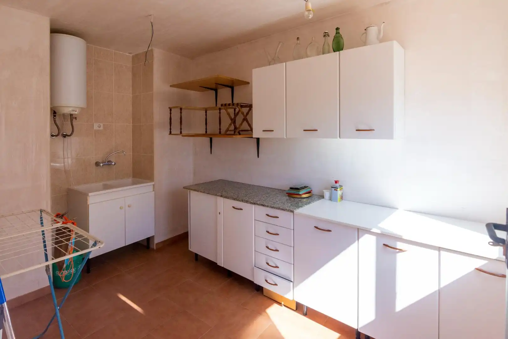 Cuina de Casa o xalet en venda en Fuentes de Ayódar amb Terrassa, Traster i Balcó