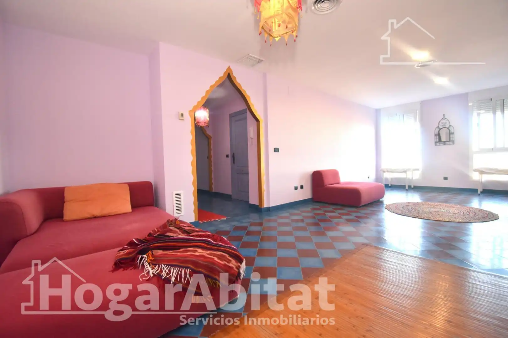 Sala de estar de Piso en venta en Les Alqueries / Alquerías del Niño Perdido con Aire acondicionado y Terraza