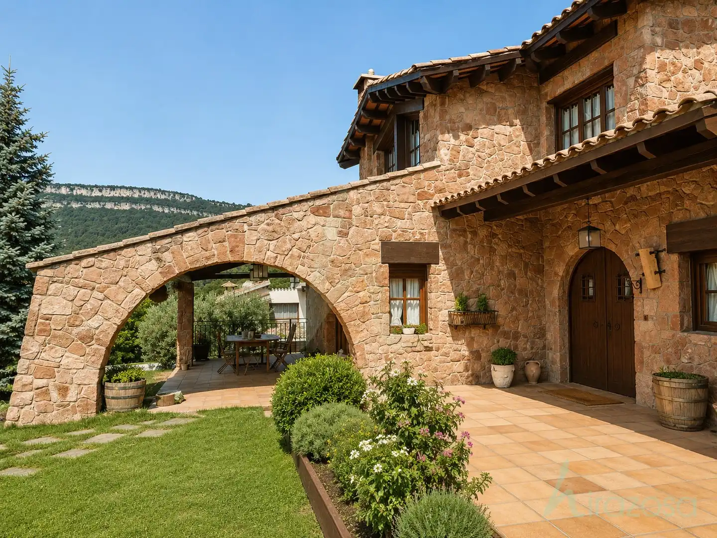 Terraza de Casa o chalet en venta en Aiguafreda con Aire acondicionado, Calefacción y Terraza