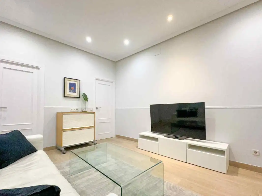 Sala de estar de Planta baja de alquiler en Madrid con Calefacción y Amueblado