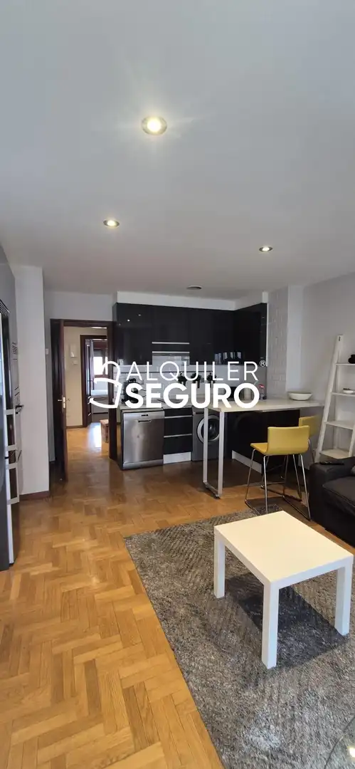 Kitchen of Flat for rent in Gijón   with Heating, Storage room and Furnished